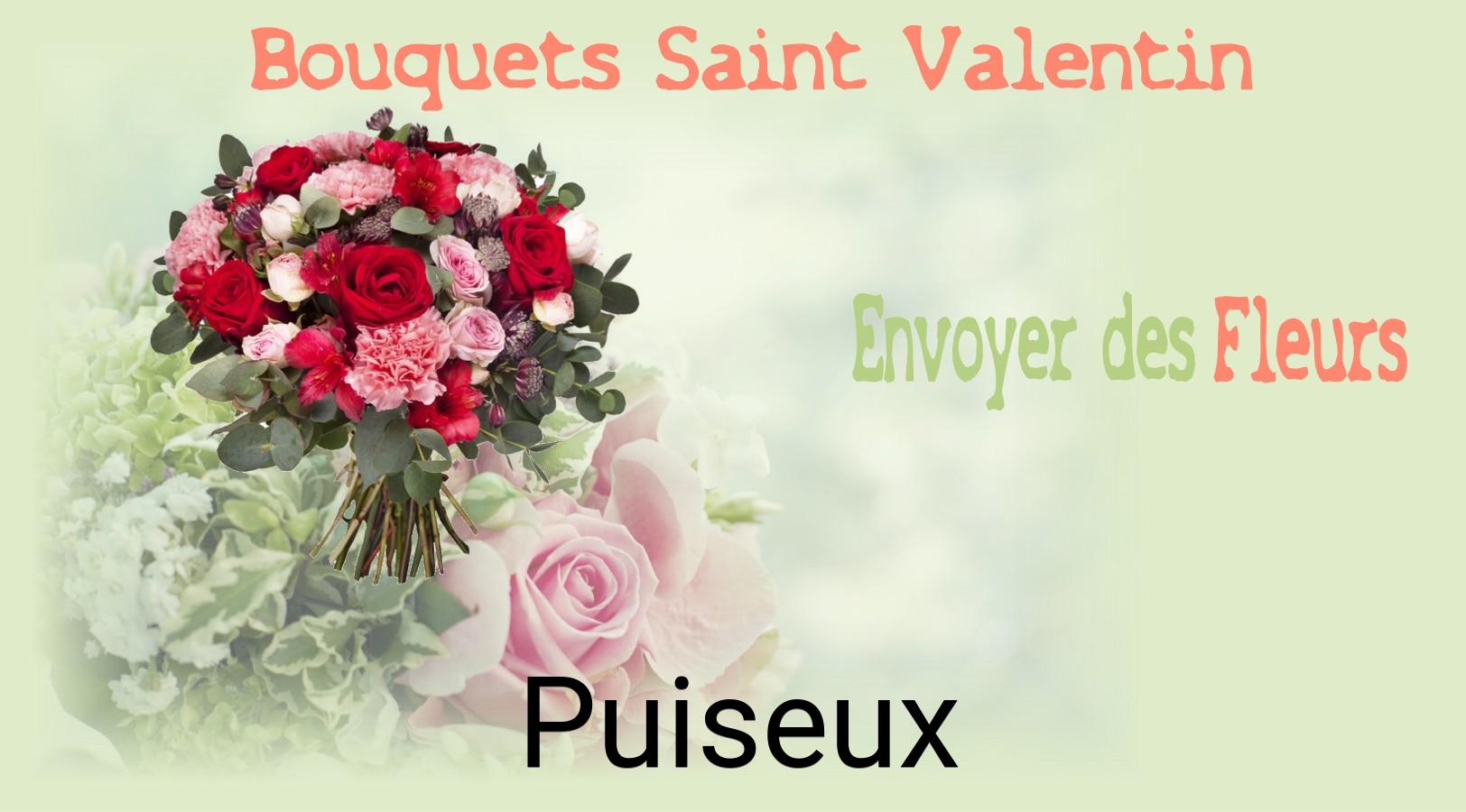 Roses de Saint-Valentin livrées à Puiseux